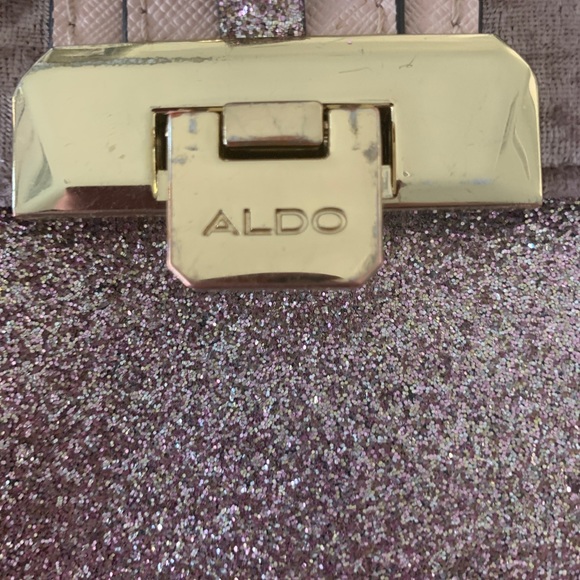 ALDO pink velvet sparkily crossbody bag - Picture 6 of 6
